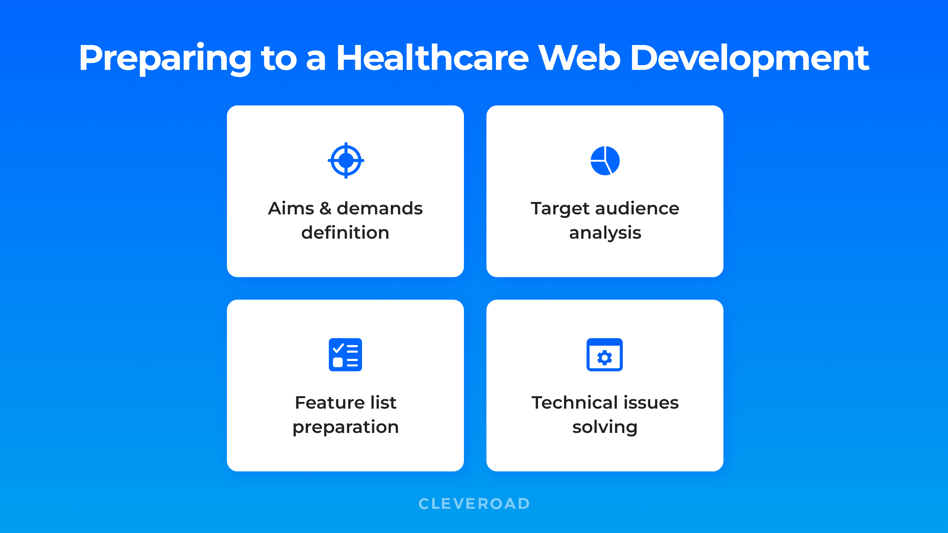 Points you should consider while preparing to web development