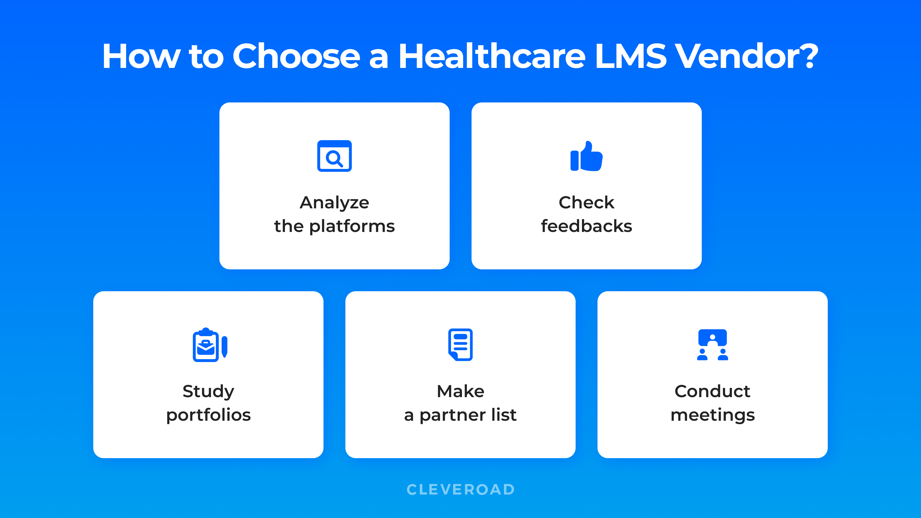 How to choose an healthcare LMS vendor for software development?