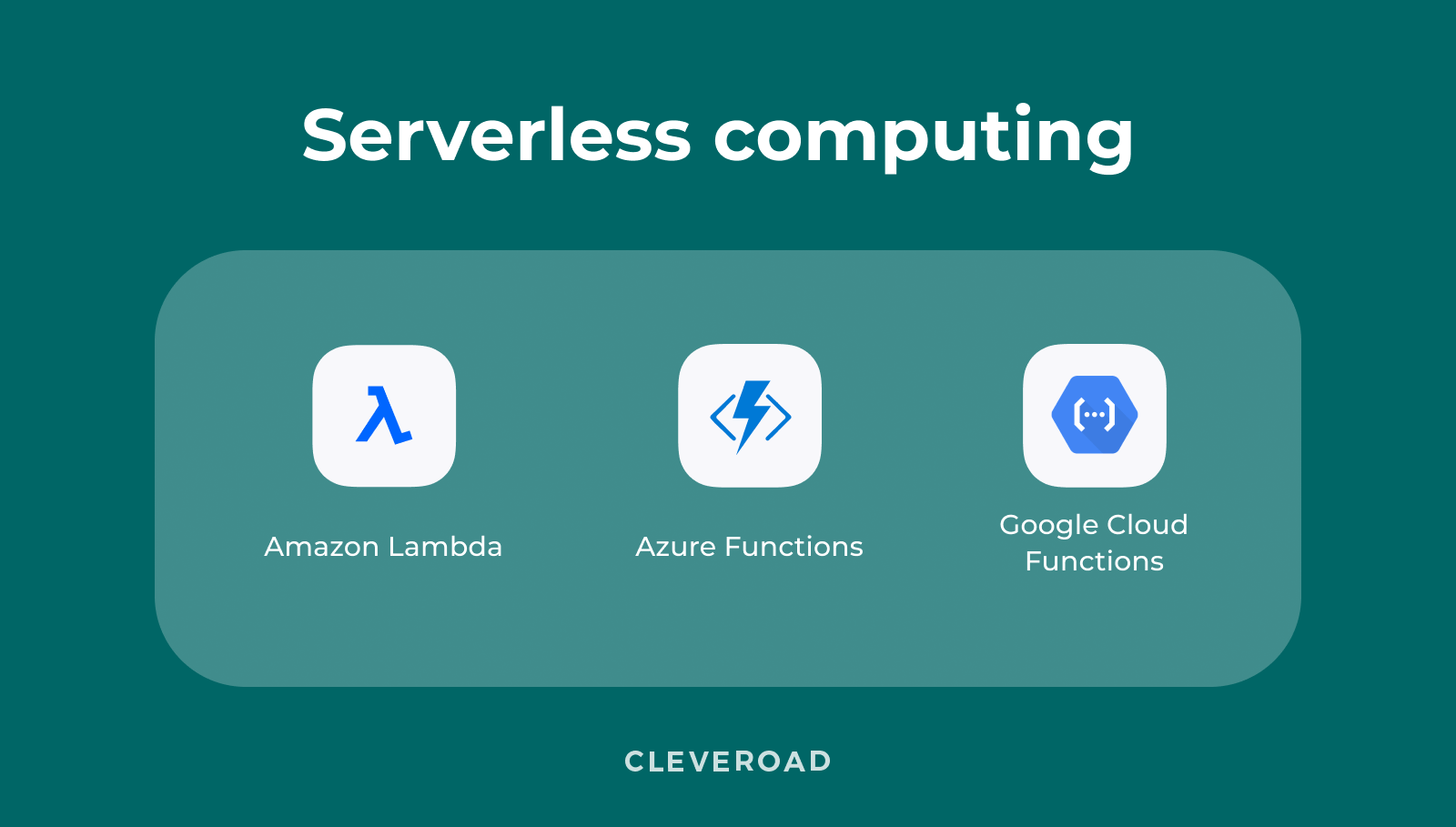 Serverless computing