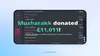 Donation system in live streaming apps