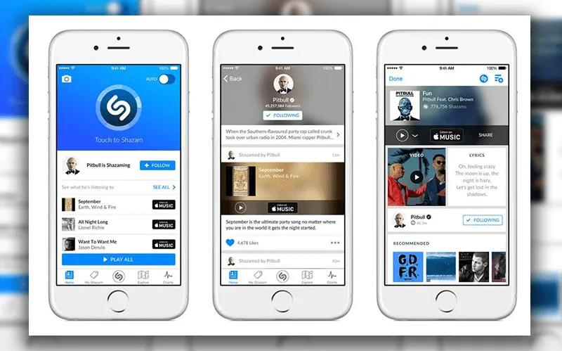 Develop an app like Shazam