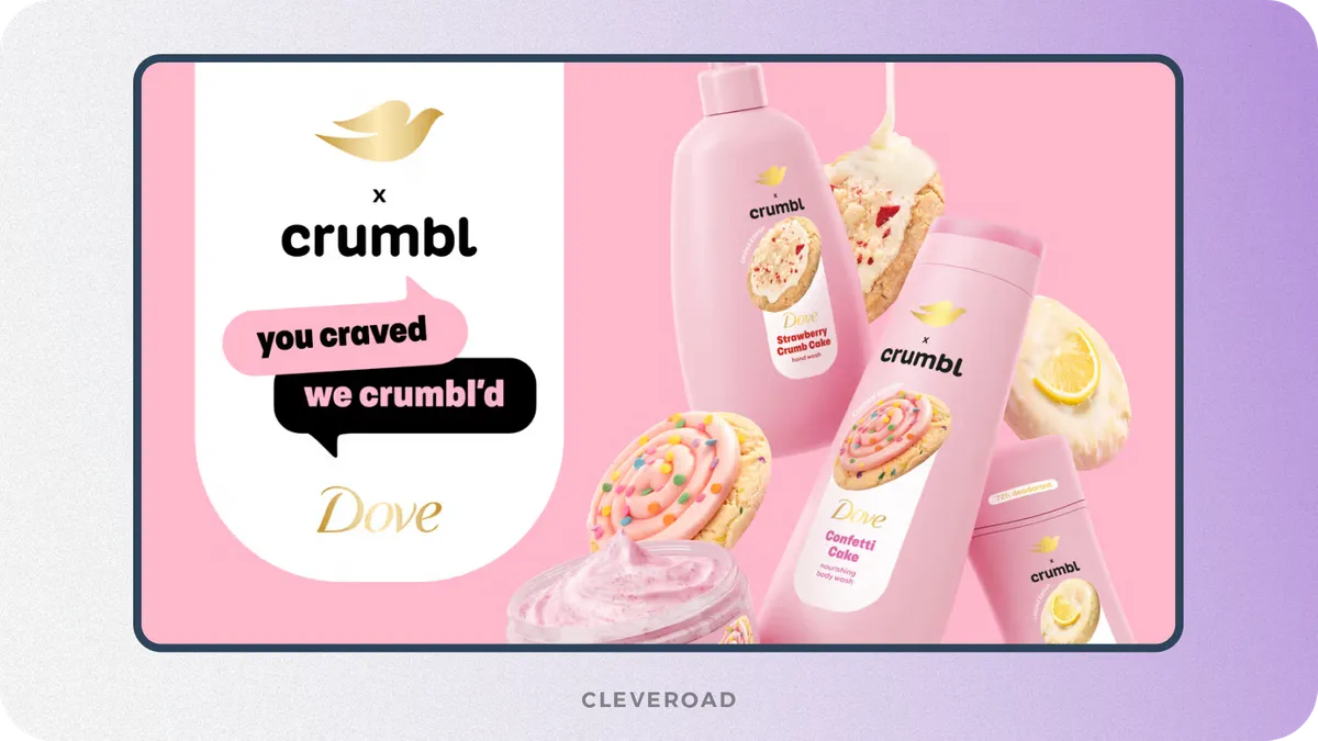 Dove x Crumbl campaign