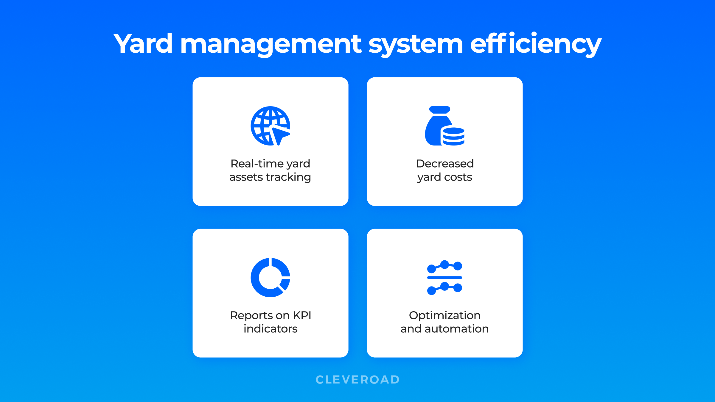 Yard management system efficiency
