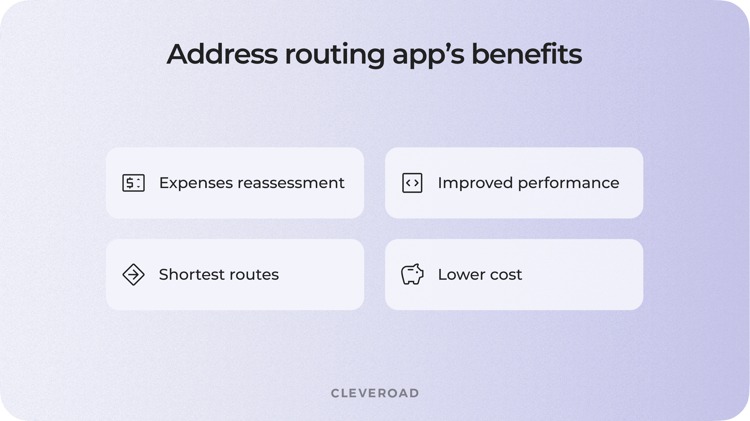 How can you benefit from route optimizer app?