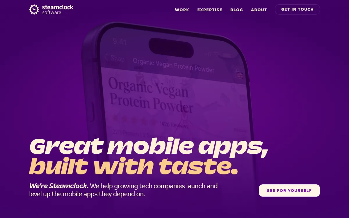 Steamclock Software React Native development team in Canada