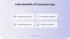 insurance app advantages