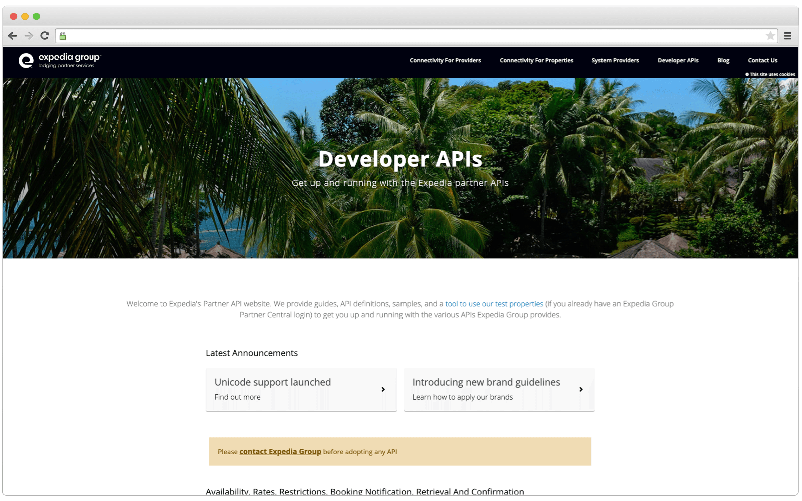 Expedia API