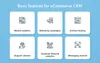 eCommerce CRM MVP features