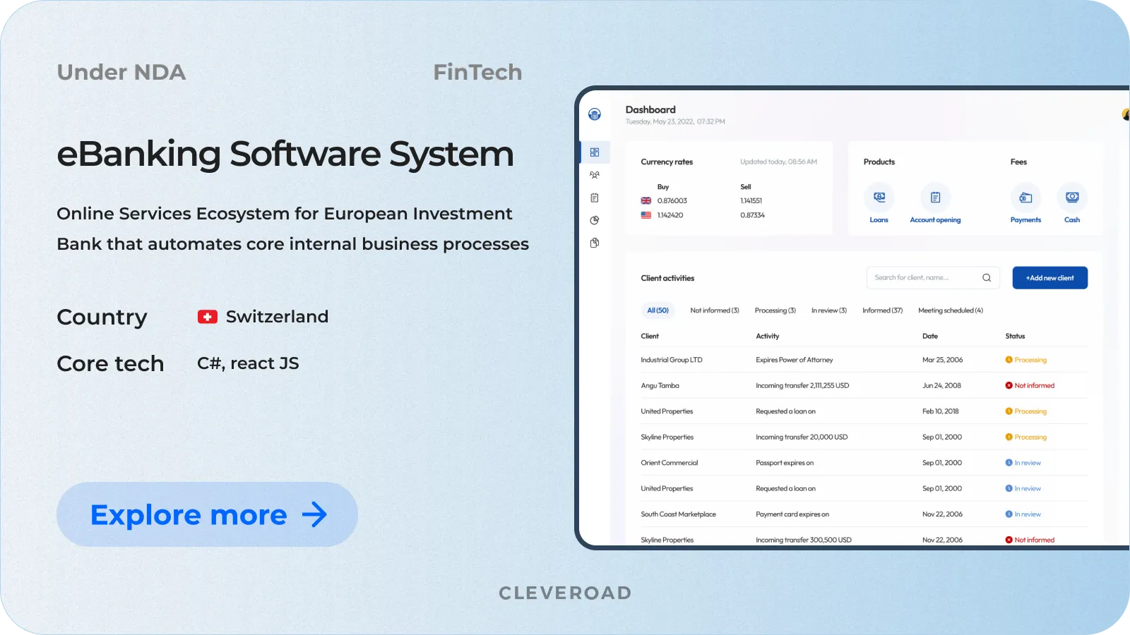 eBanking system