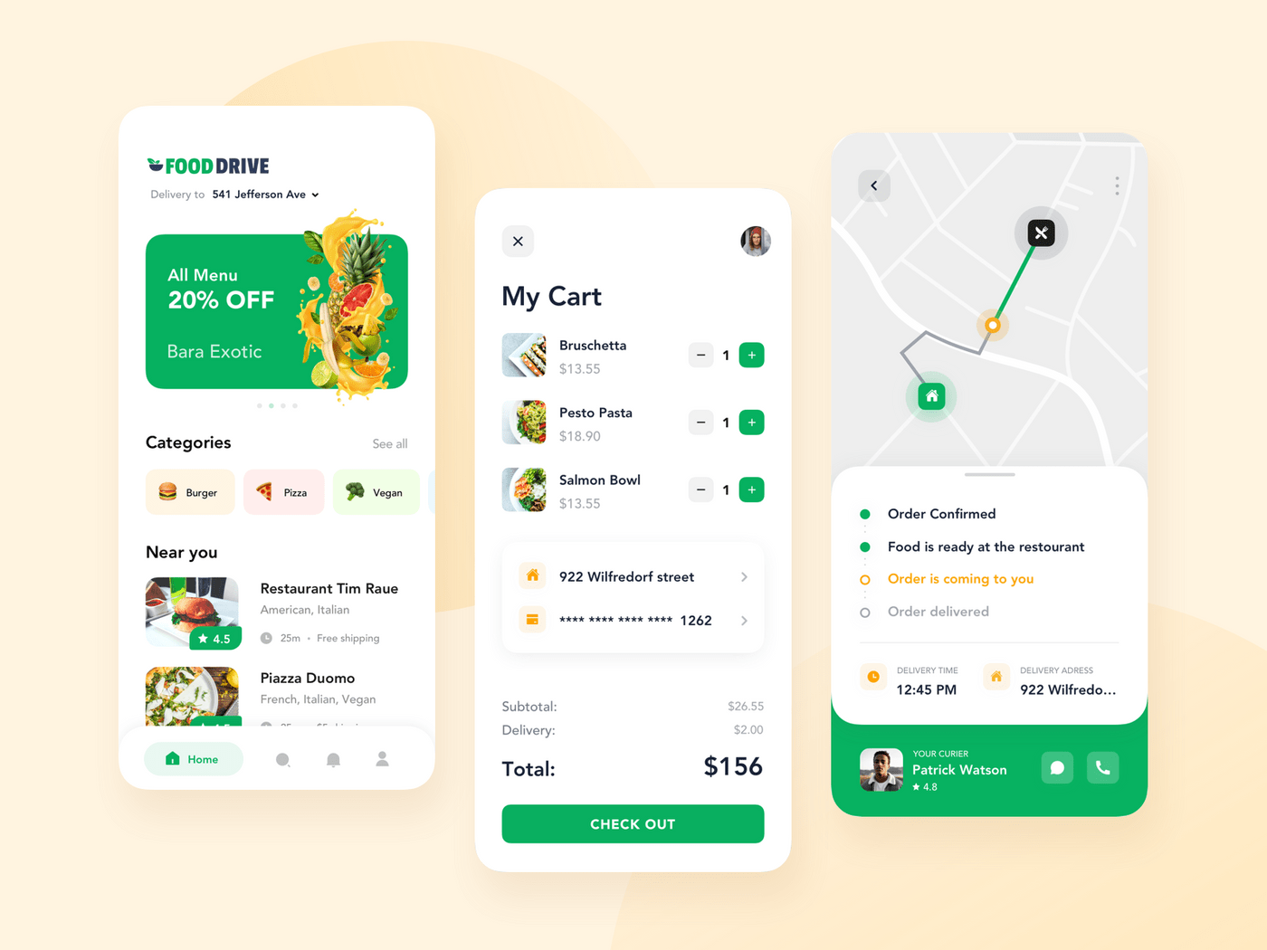 Customer app design
