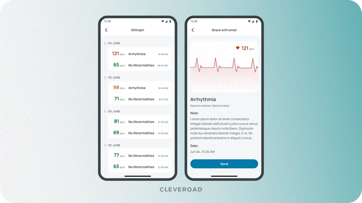 ECG monitoring system from Cleveroad