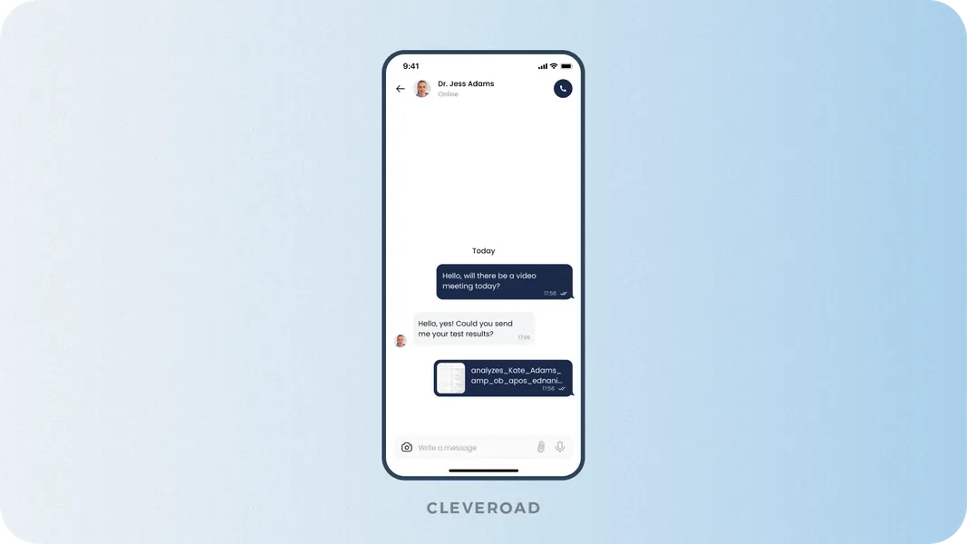 In-app messages example