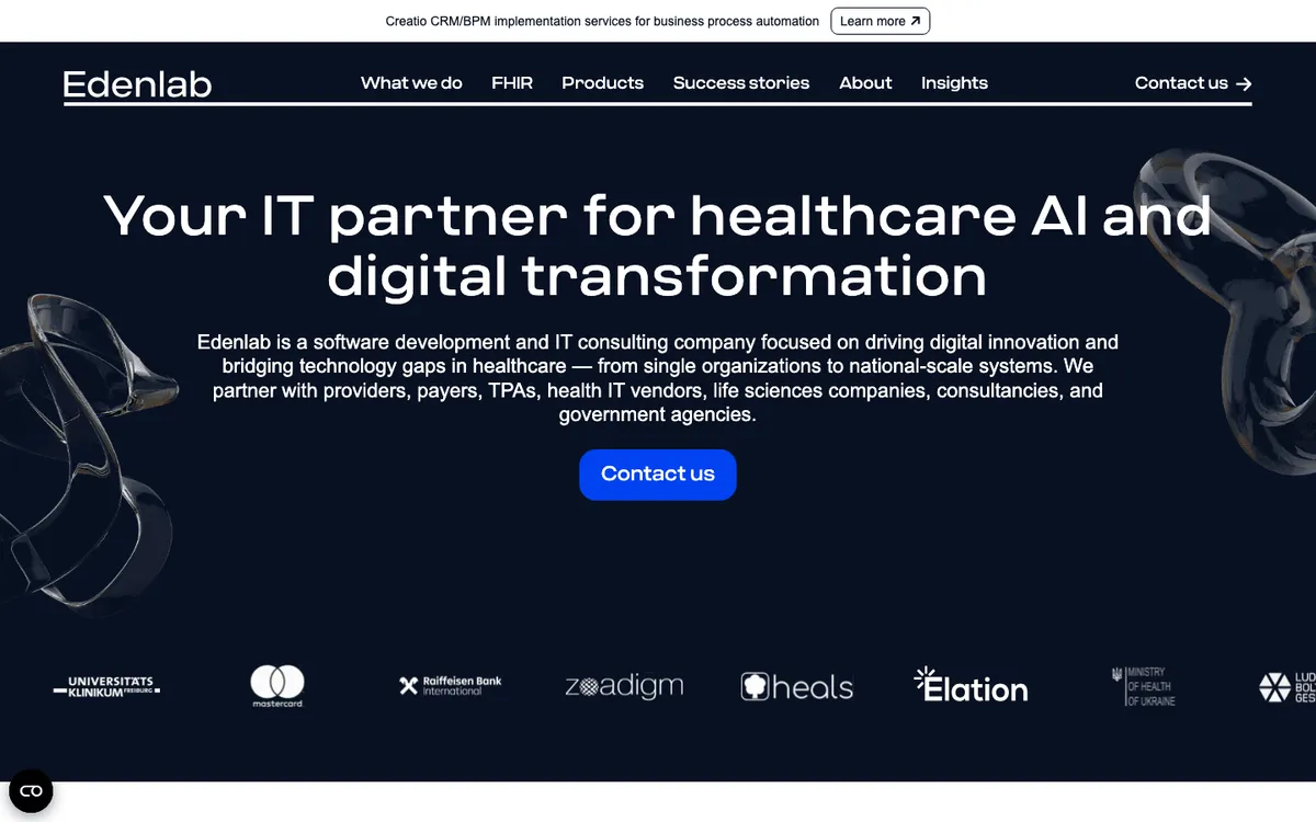 Edenlab EHR and EMR software development company