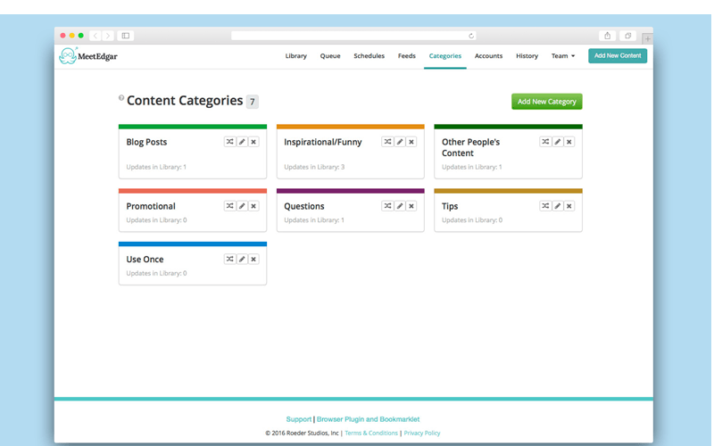 Social media monitoring software: Edgar