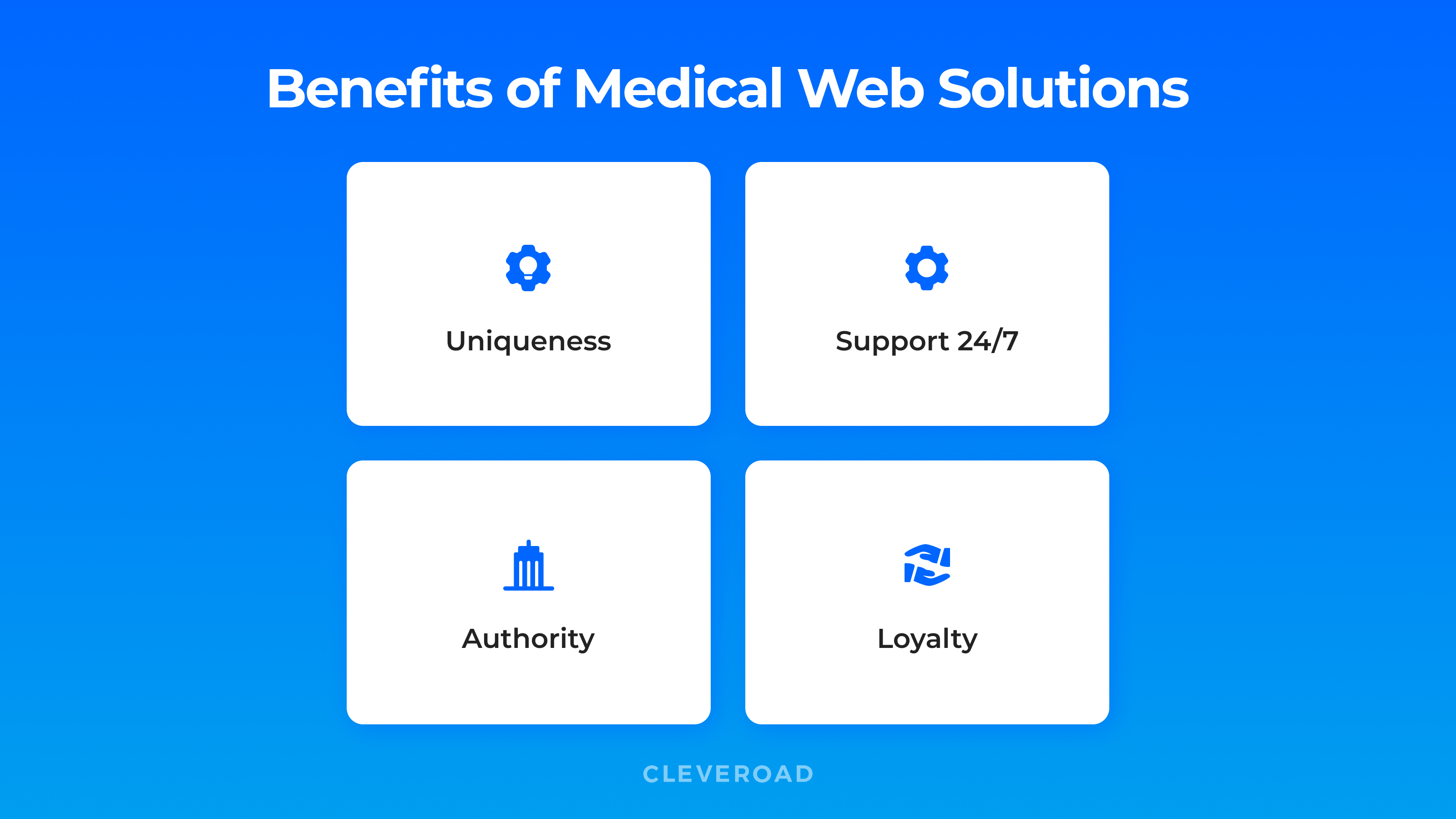 Benefits of healthcare web products