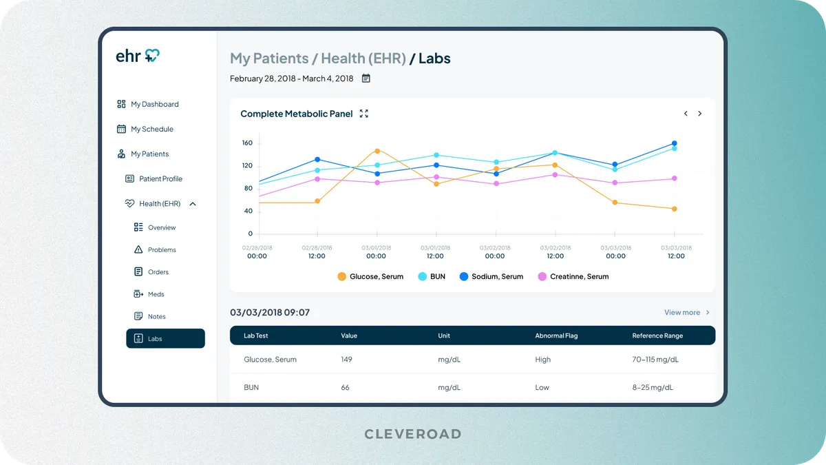 EHR and EMR software development
