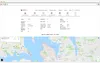 Interface of property placement on a map from one real estate website