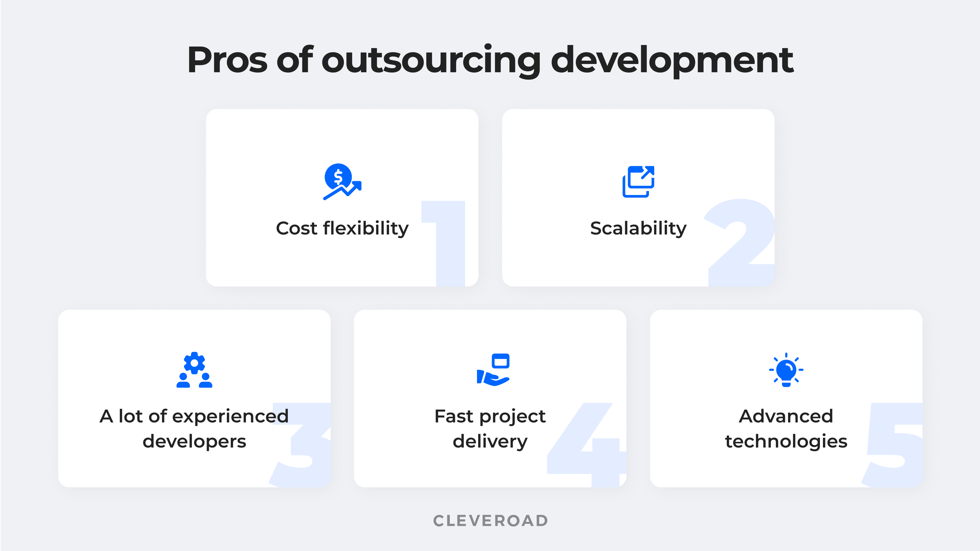 Pros of outsourced software development