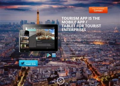 Landing page can tell your apps story