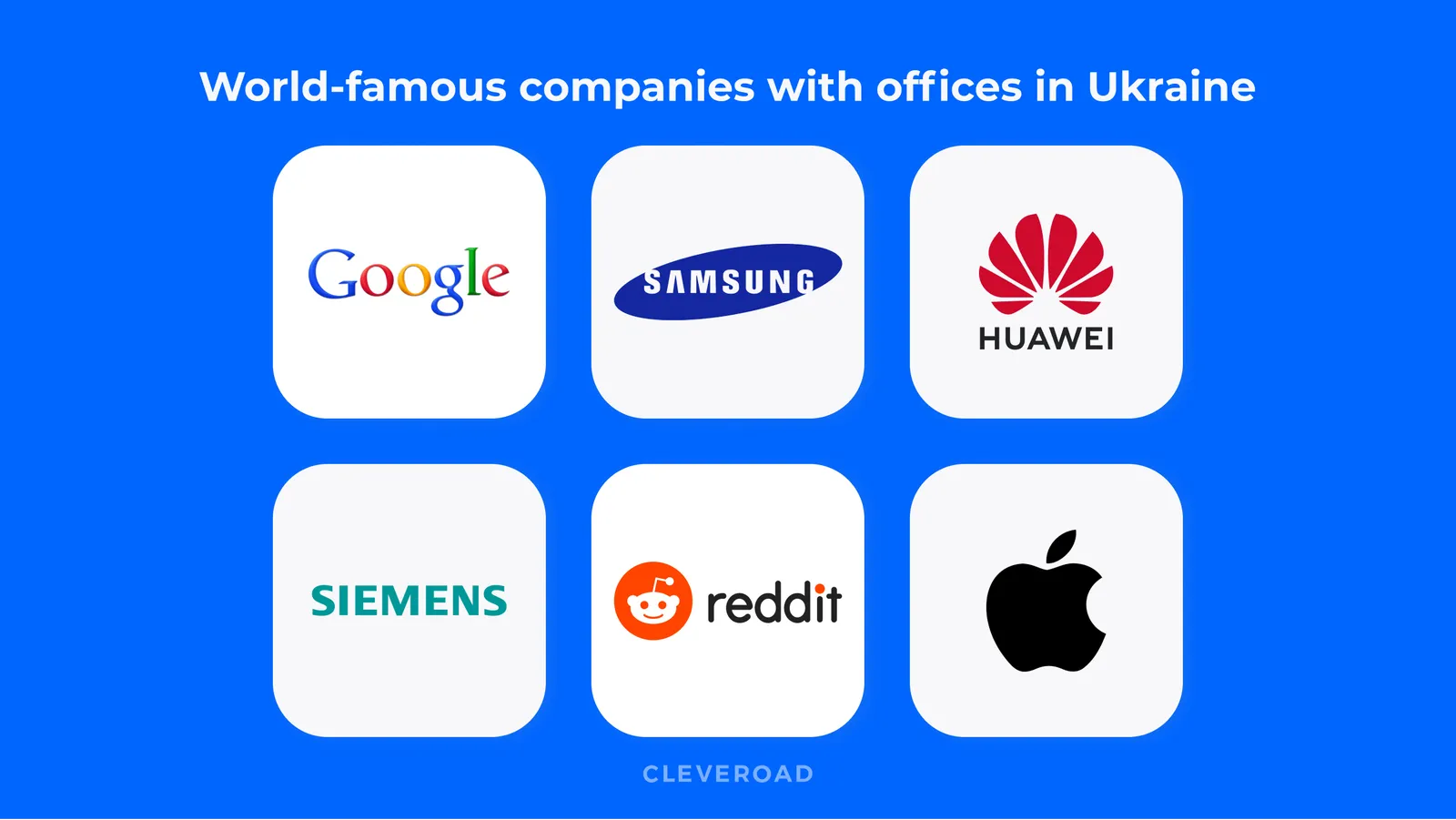 Famous companies with offices in Ukraine