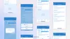 How app wireframes look like