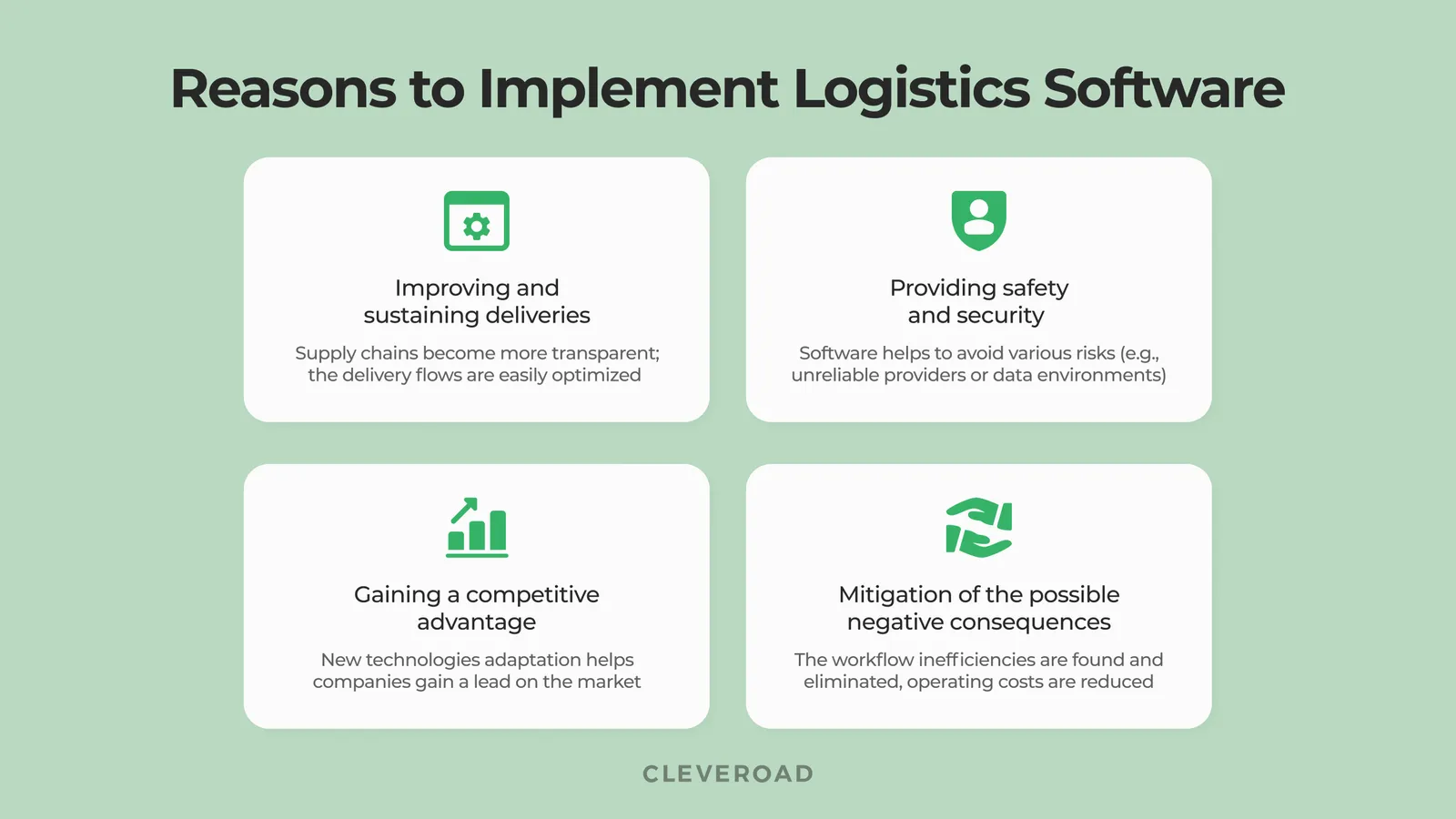 Reasons to Implement Logistics Software