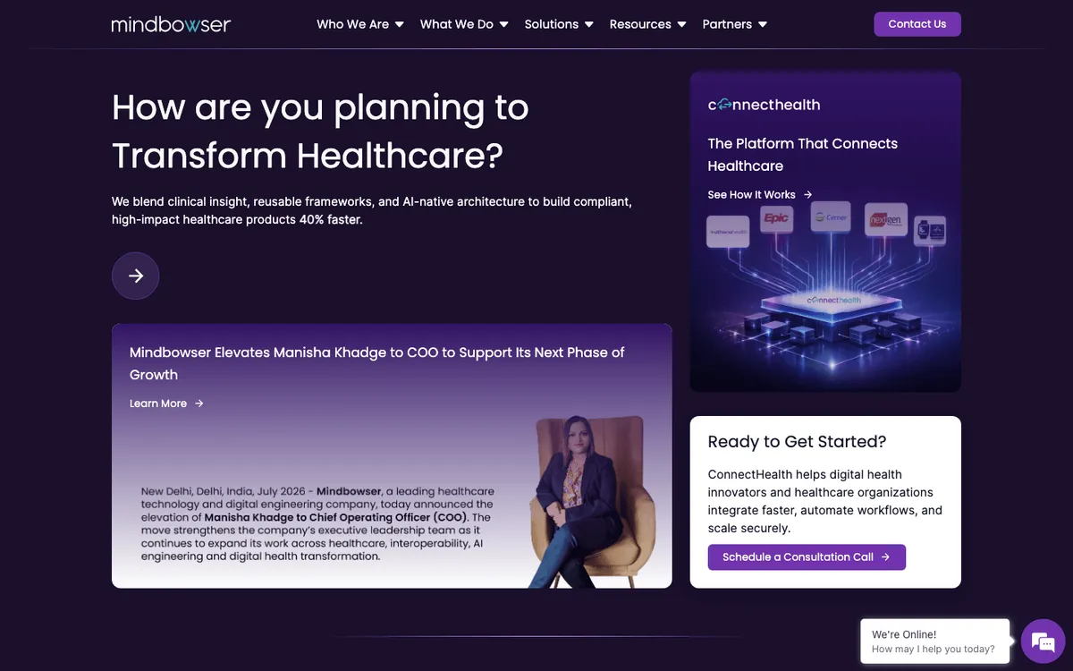 Mindbowser insurance app development company