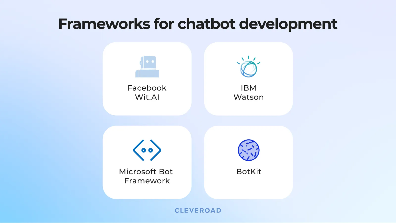 Frameworks for bot development