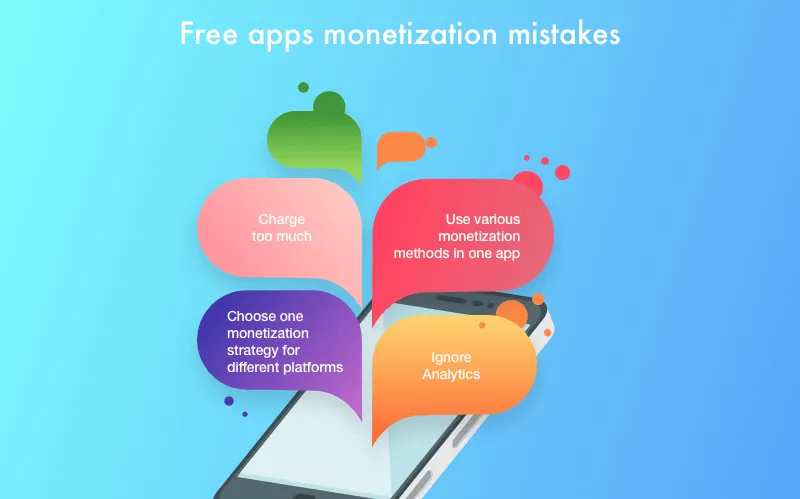 free app monetization mistakes