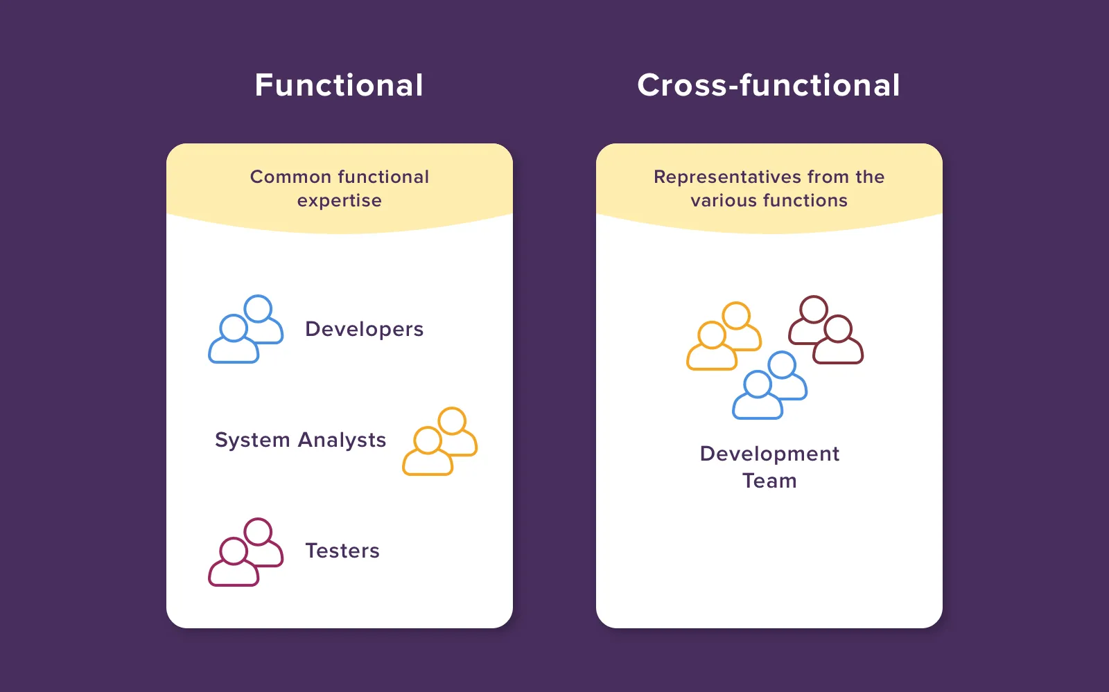 Functional and cross-functional team