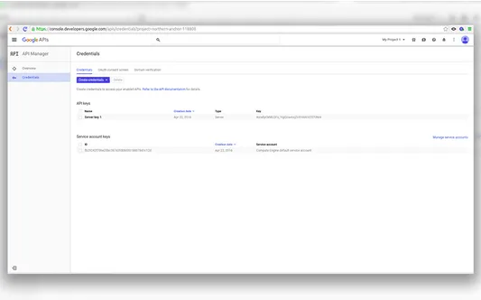 google cloud sql credentials