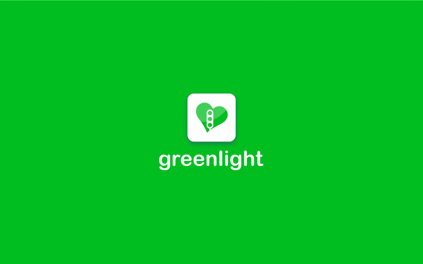 Green and white logo of GreenLight