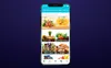 Mobile app for grocery shopping with an authentic look