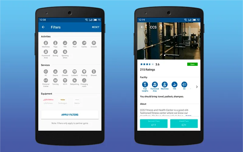 gym app