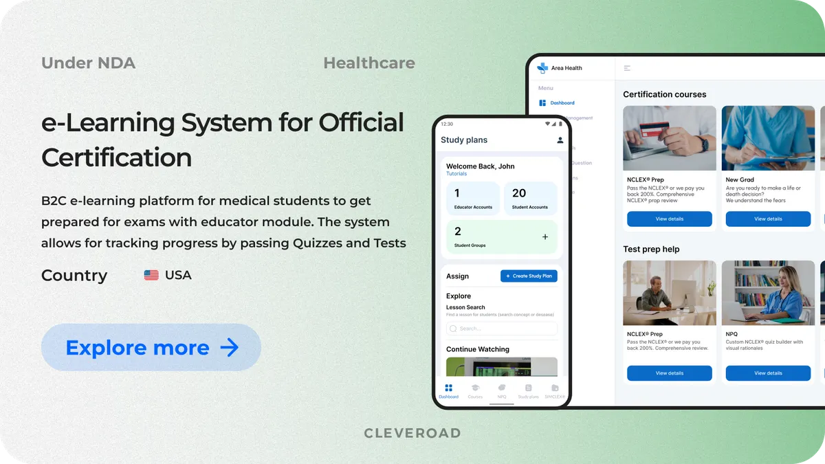 Healthcare learning system