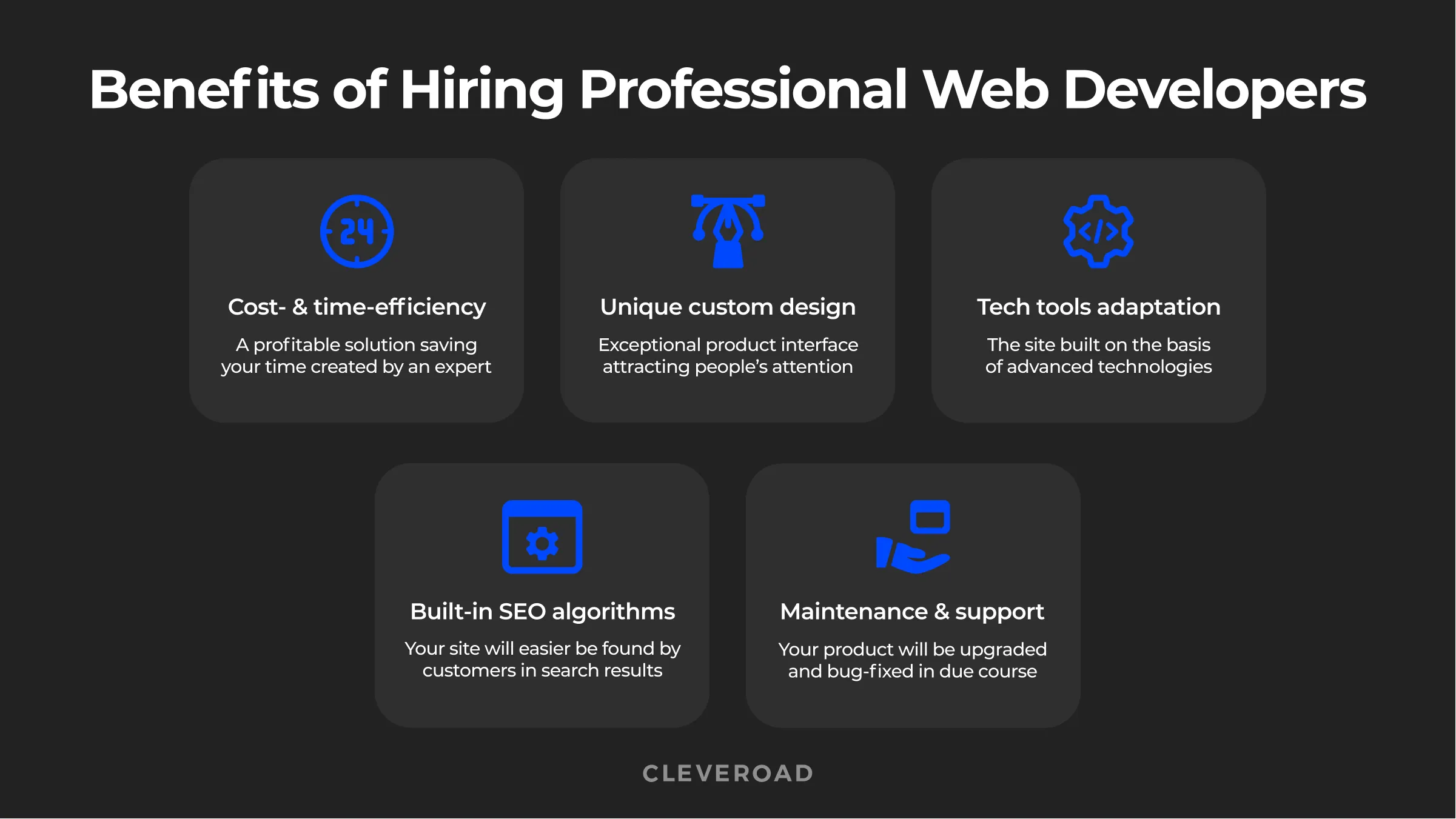hiring web developers benefits