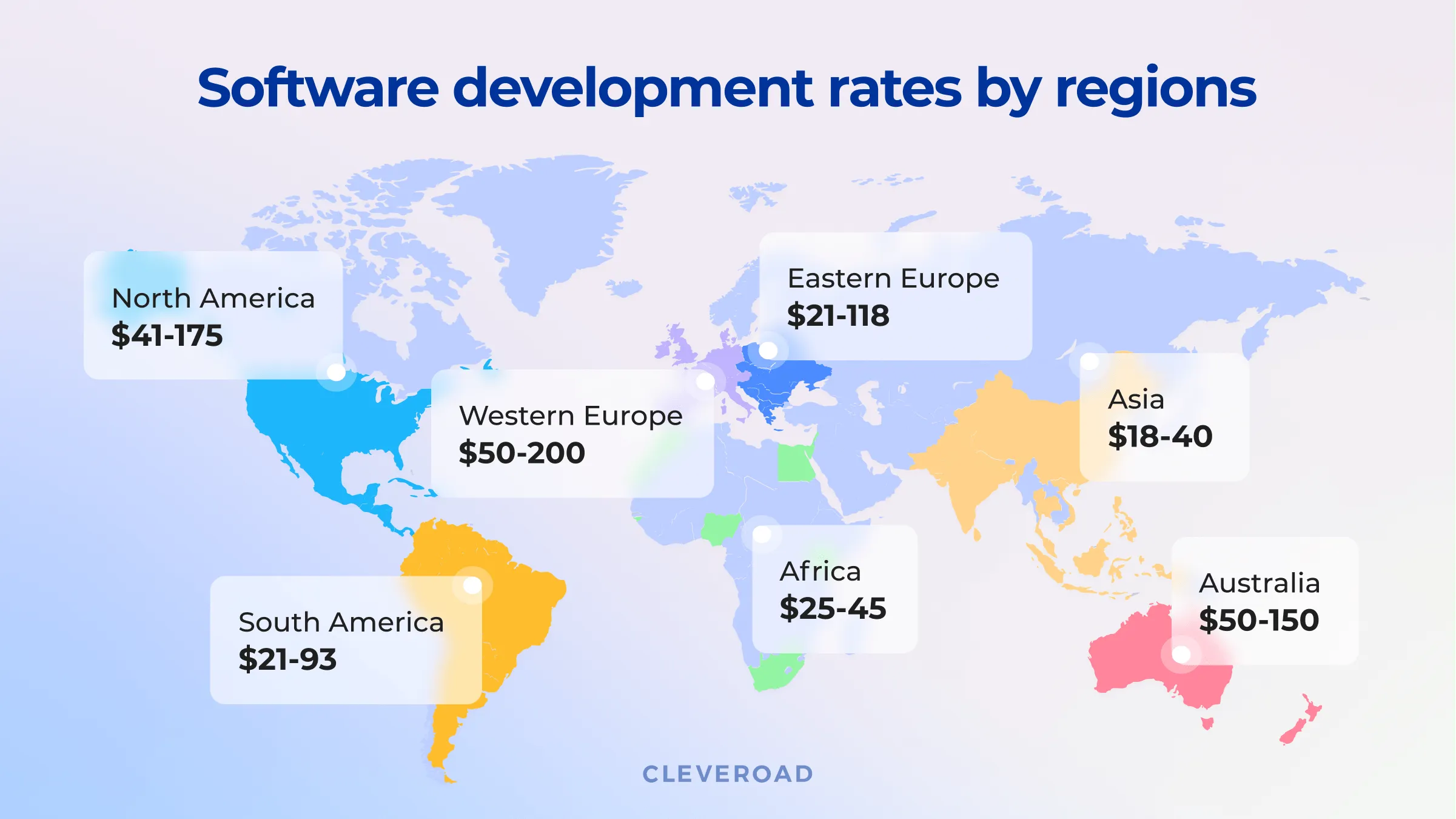 hourly rates worldwide