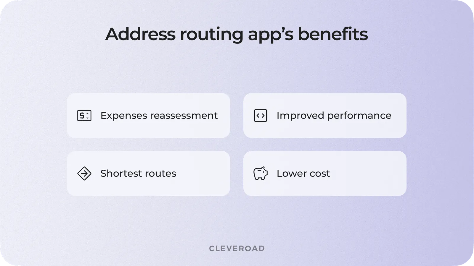 How can you benefit from route optimizer app?