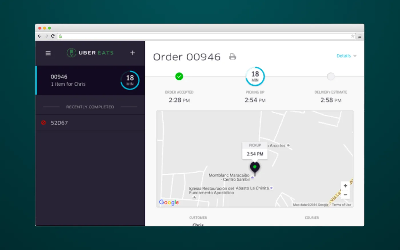 How eateries manage orders via UberEats admin panel