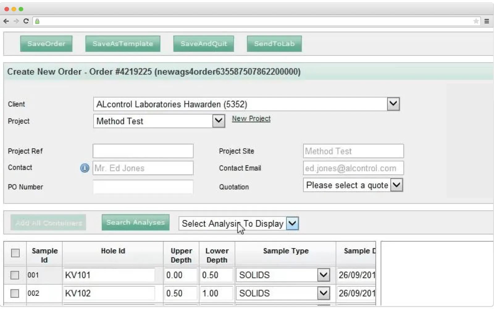 How order management looks like in MIS