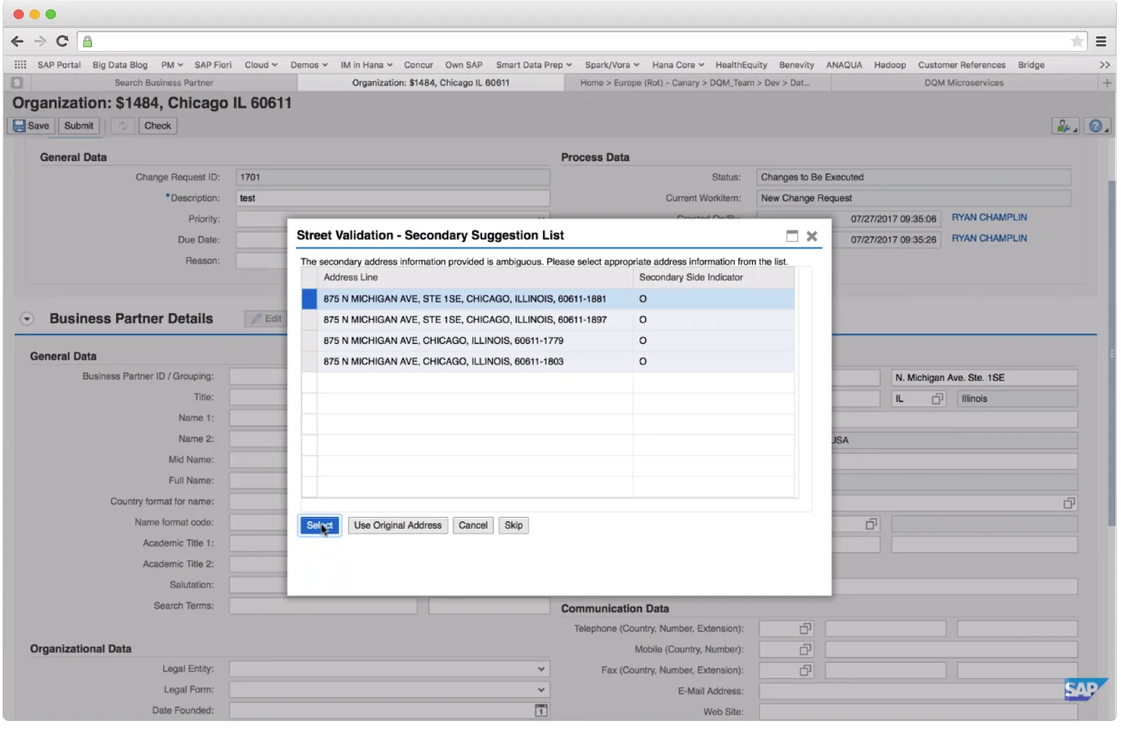 How quality management module looks in SAP