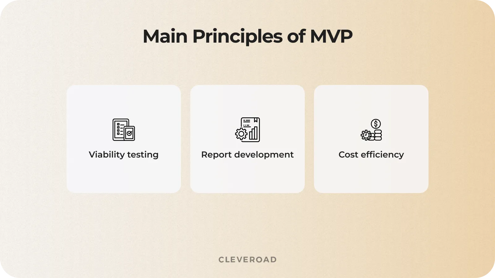 How to build an MVP app — 3 essential principles