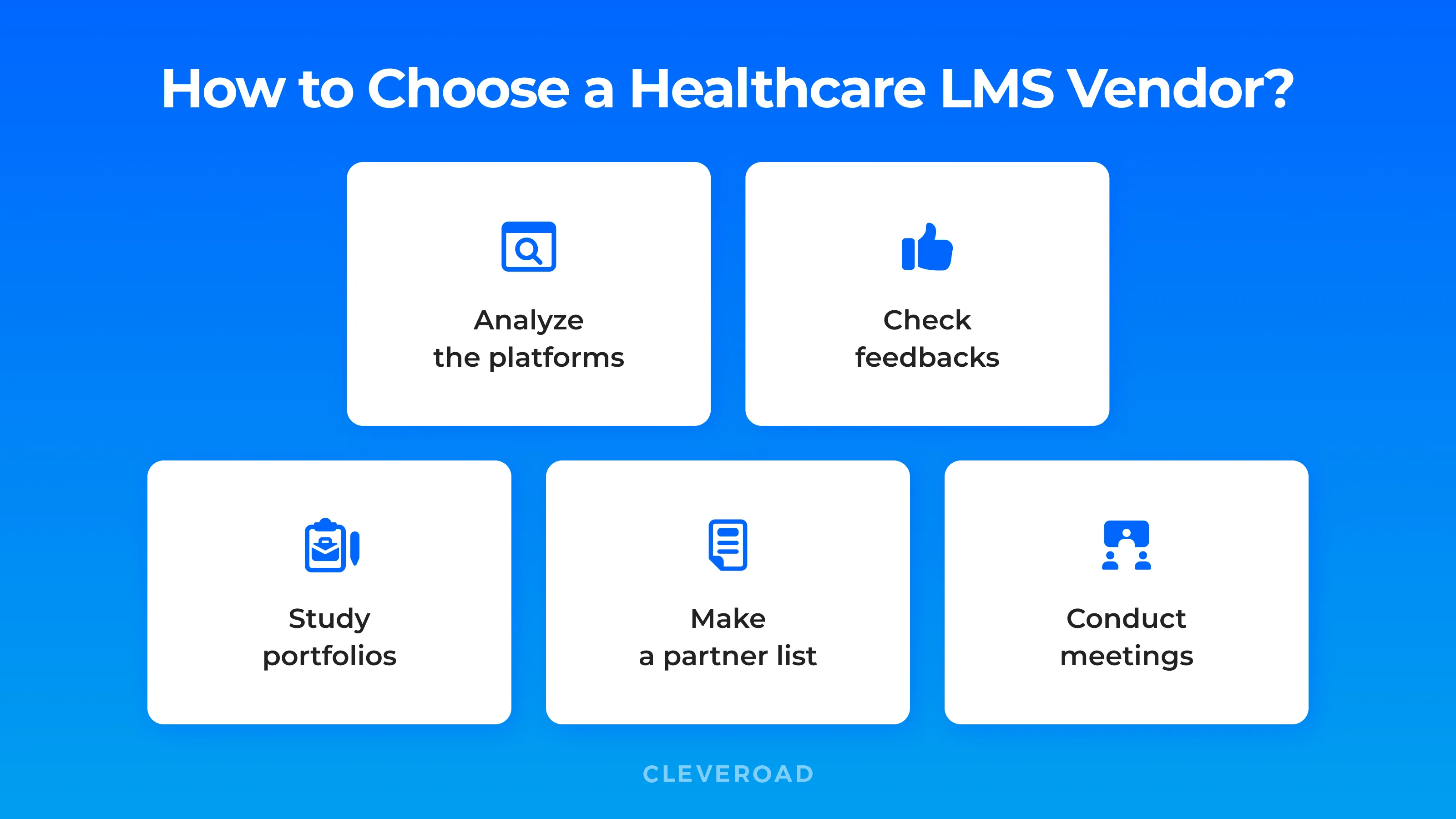 How to choose an healthcare LMS vendor for software development?