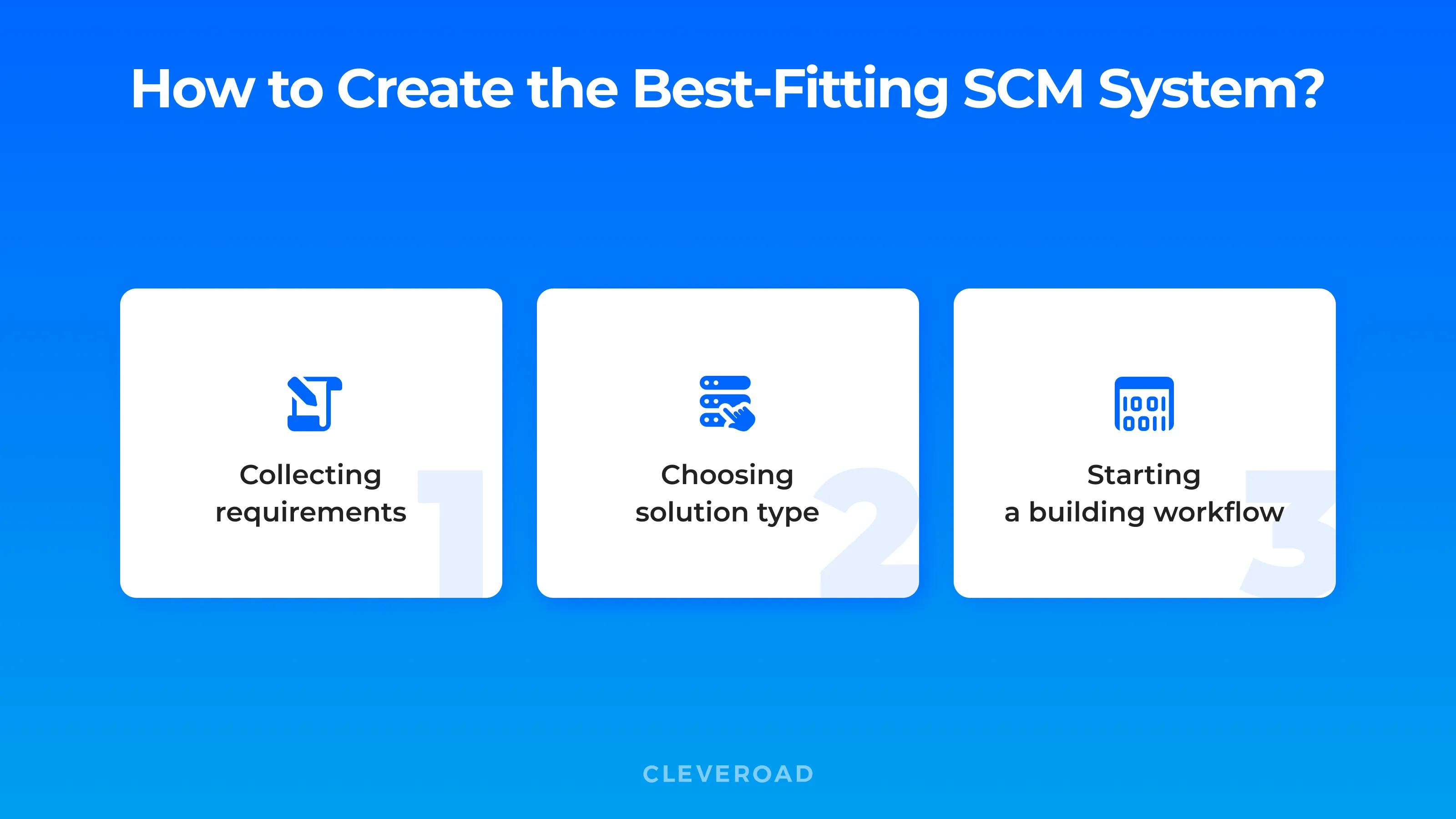 How to create a perfect SCM system?