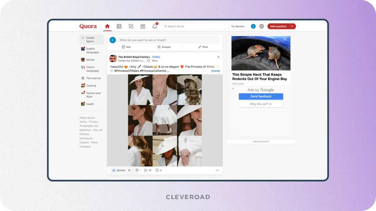 How to create a question and answer website Quora interface
