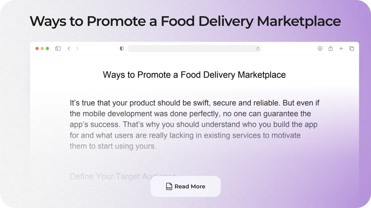 how to make app like uber eats
