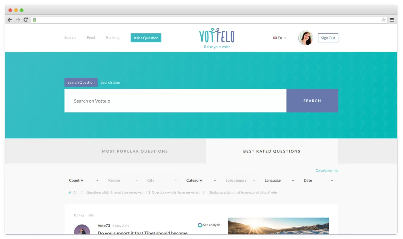 How we developed Vottelo