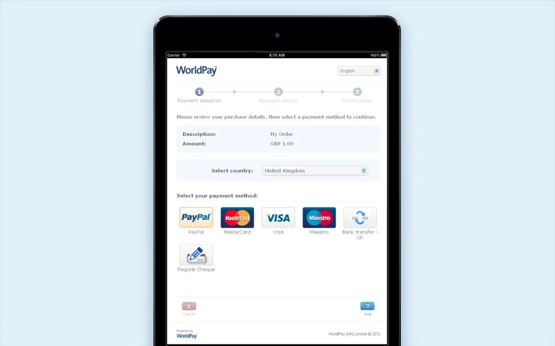 integrate payment gateway