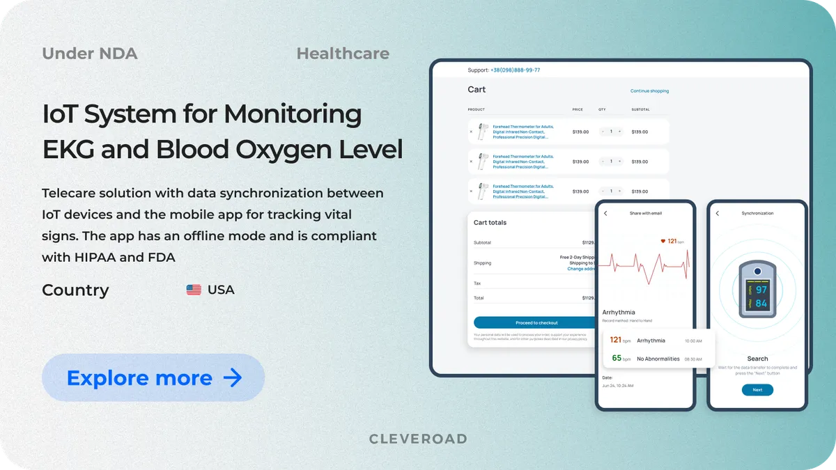 Interface of IoT based system of hydration monitoring