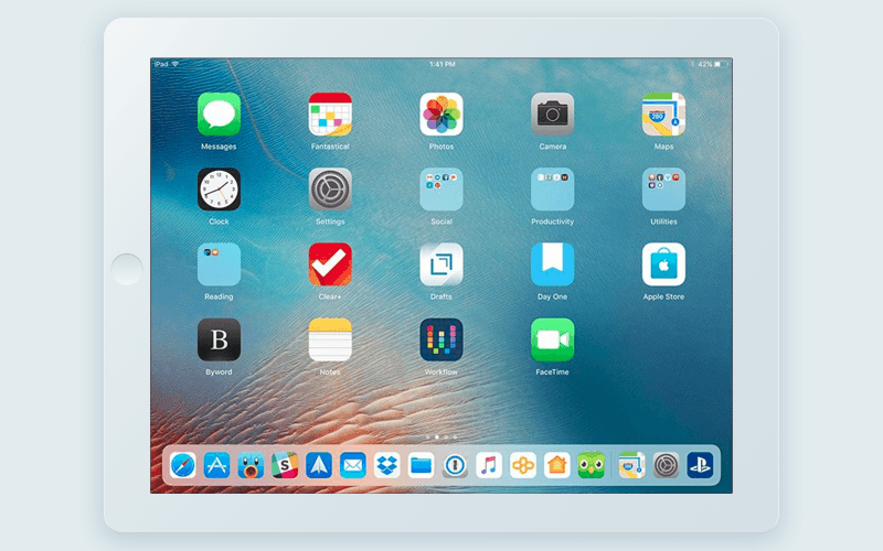 iOS 11 Dock